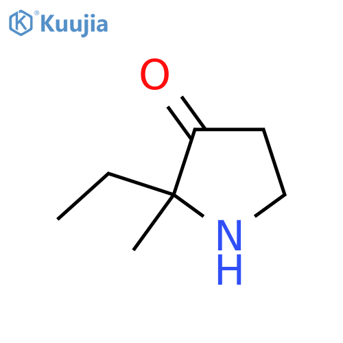 2-Ethyl-2-methylpyrrolidin-3-one structure