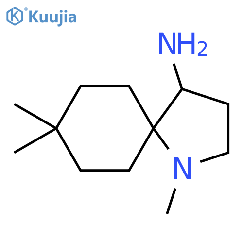 1,8,8-Trimethyl-1-azaspiro[4.5]decan-4-amine structure