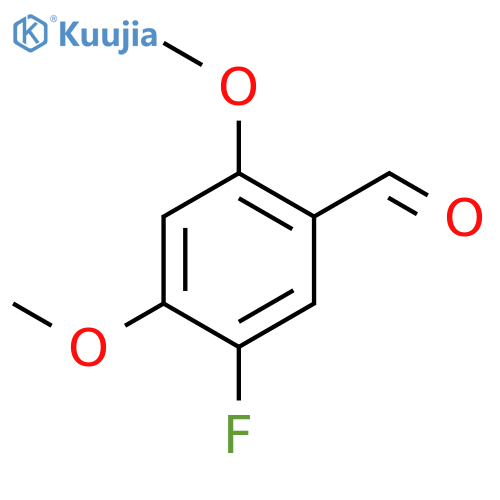 5-fluoro-2,4-dimethoxybenzaldehyde structure