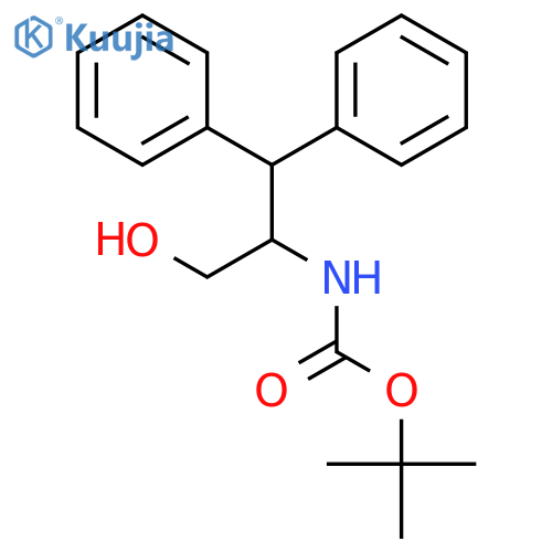 (R)-N-(tert-Butoxycarbonyl)-beta-phenyl-phenylalaninol structure