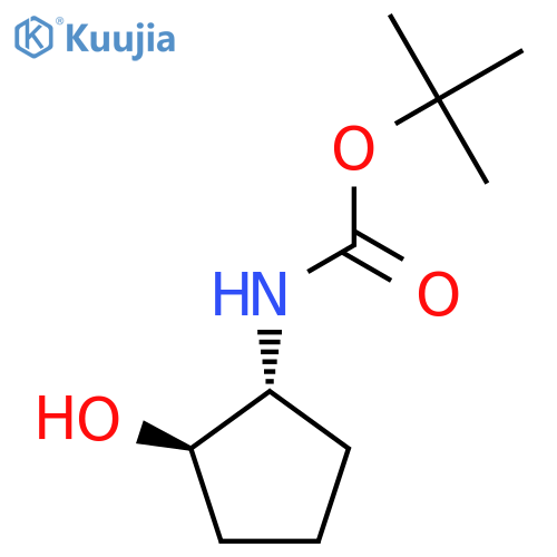 tert-butyl ((1R,2R)-2-Hydroxycyclopentyl)carbamate structure