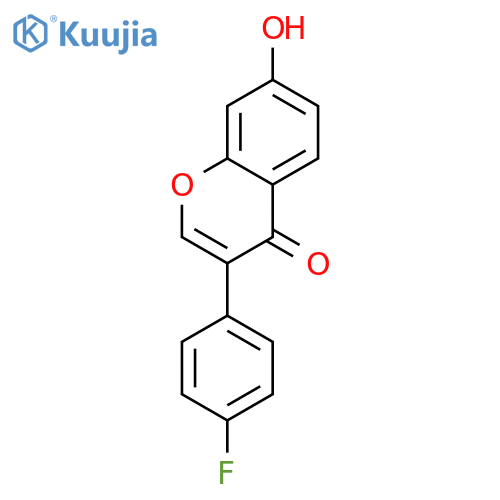 4H-1-Benzopyran-4-one,3-(4-fluorophenyl)-7-hydroxy- structure