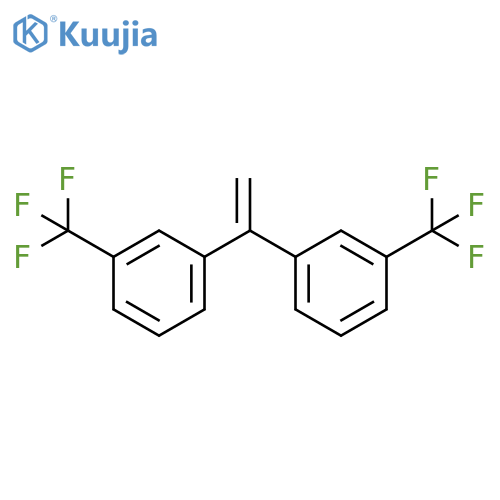 Benzene, 1,1'-ethenylidenebis[3-(trifluoromethyl)- structure