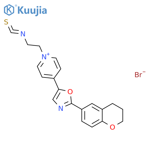 1-(2-ISOTHIOCYANATOETHYL)-4-[2-(3,4-DIHYDRO-2H-1-BENZOPYRAN-6-YL)-5- OXAZOLYL]PYRIDINIUM BROMIDE structure