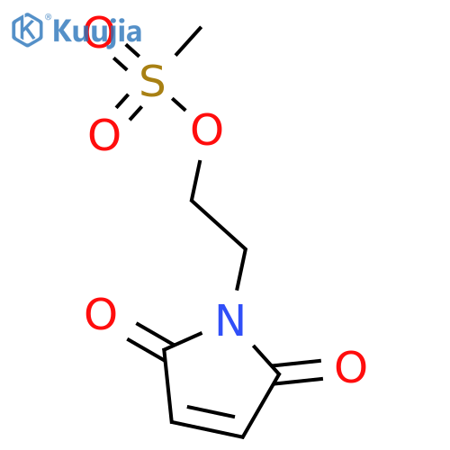 2-(2,5-Dioxo-2,5-dihydro-1H-pyrrol-1-yl)ethyl methanesulfonate structure