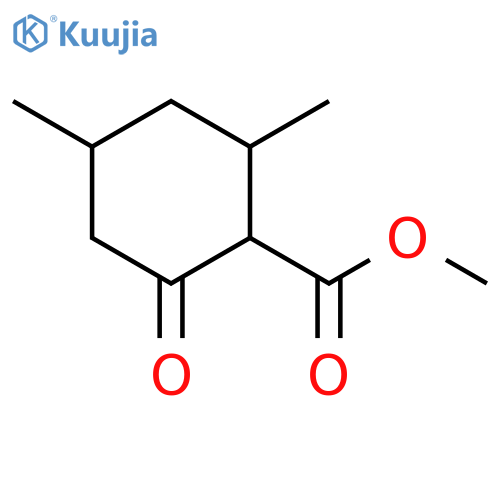 methyl 2,4-dimethyl-6-oxocyclohexane-1-carboxylate structure