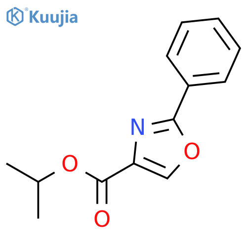 4-OXAZOLECARBOXYLIC ACID, 2-PHENYL-, 1-METHYLETHYL ESTER structure
