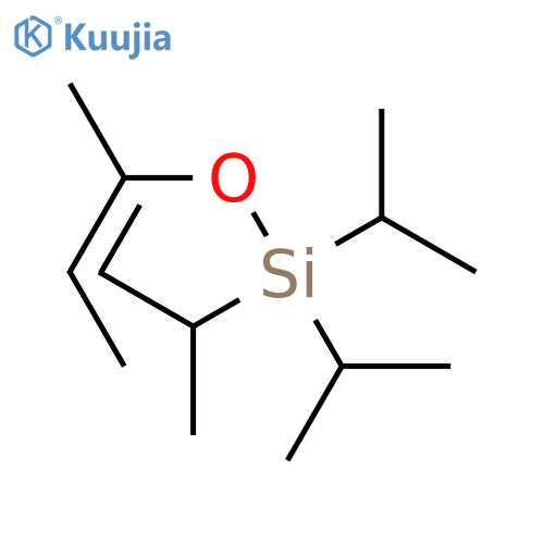 Silane, tris(1-methylethyl)[[(1Z)-1-methyl-1-propenyl]oxy]- structure