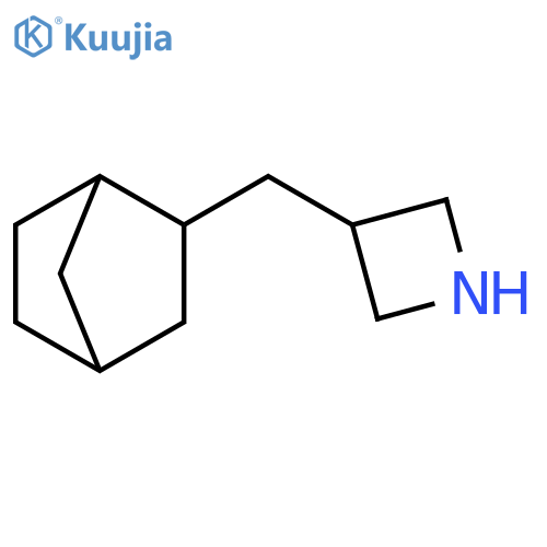 3-({bicyclo2.2.1heptan-2-yl}methyl)azetidine structure