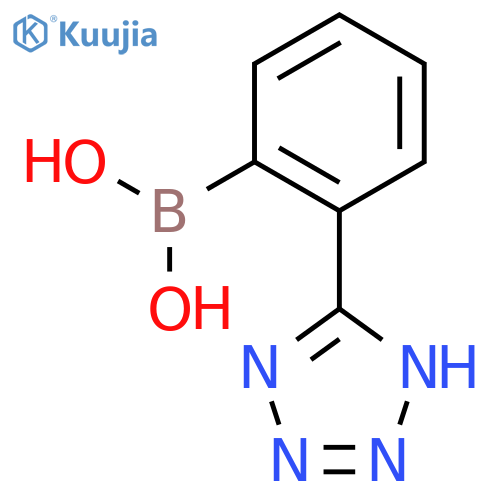 (2-(1H-Tetrazol-5-yl)phenyl)boronic acid structure