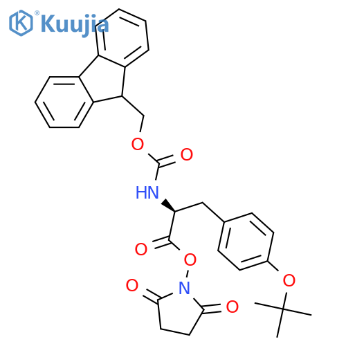 Fmoc-L-Tyr(tBu)-OSu structure