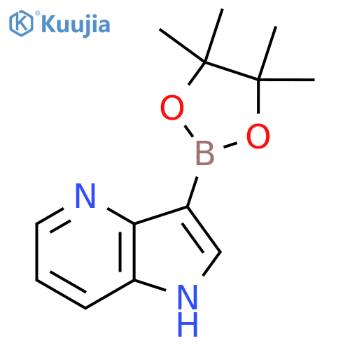 3-(4,4,5,5-Tetramethyl-1,3,2-dioxaborolane-2-yl)-1H-pyrrolo[3,2-b]pyridine structure