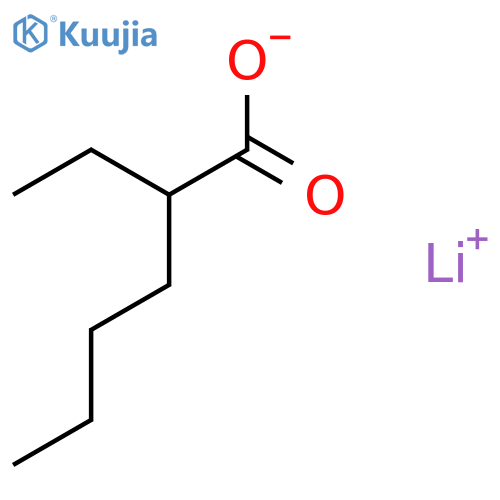 2-Ethylhexanoic Acid Lithium Salt structure