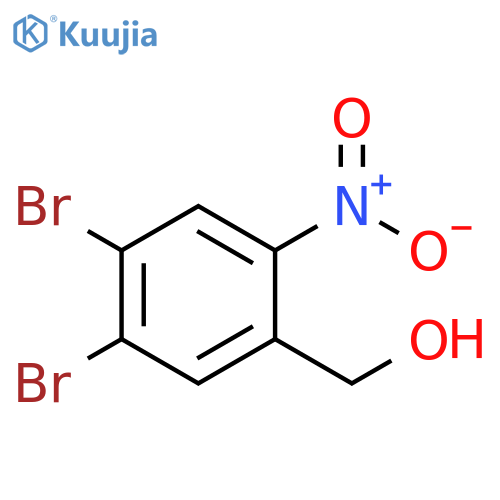 Benzenemethanol, 4,5-dibromo-2-nitro- structure