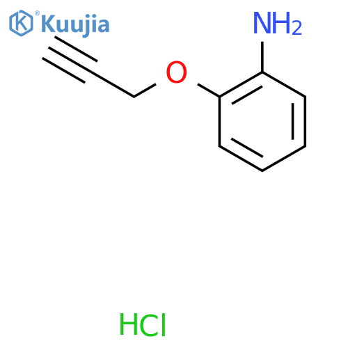 2-(2-Propyn-1-yloxy)phenylamine Hydrochloride structure