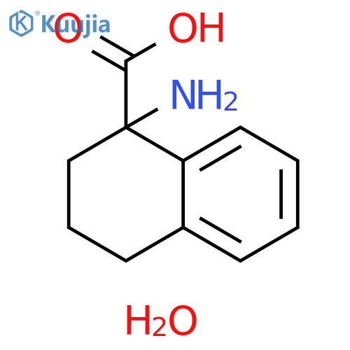 1-amino-1,2,3,4-tetrahydro-1-naphthalenecarboxylic acid hydrate structure