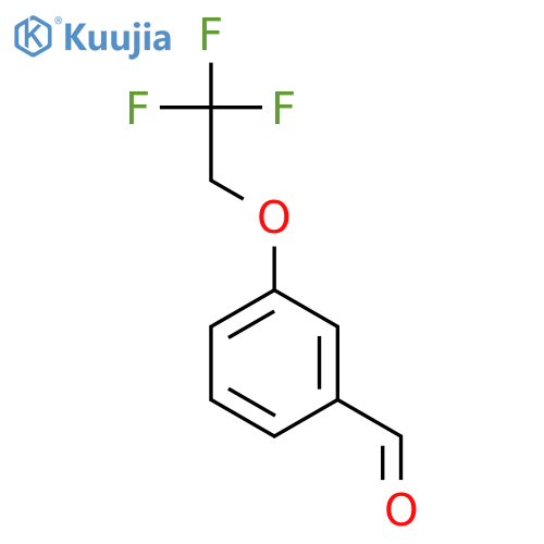 3-(2,2,2-Trifluoroethoxy)benzaldehyde structure