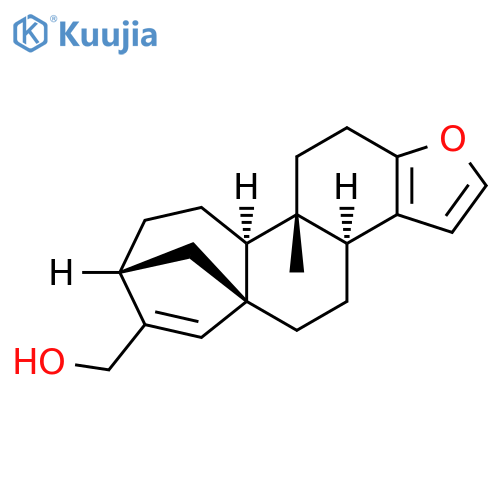 5a,8-Methano-5aH-cyclohepta[5,6]naphtho[2,1-b]furan-7-methanol, 3b,4,5,8,9,10,10a,10b,11,12-decahydro-10b-methyl-, (3bS,5aS,8R,10aS,10bS)- structure