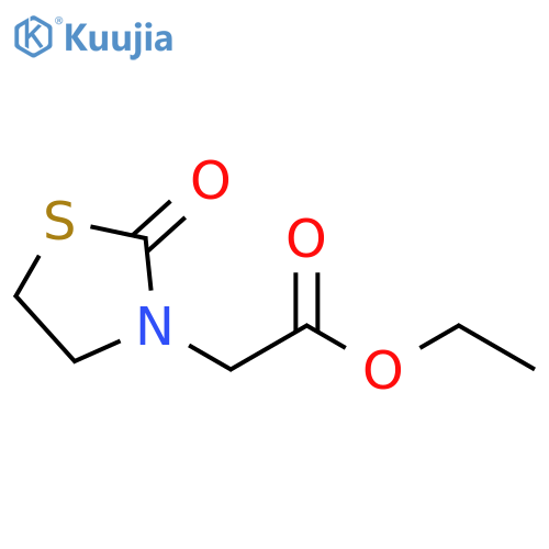 ethyl 2-(2-oxo-1,3-thiazolidin-3-yl)acetate structure
