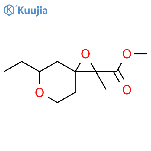 1,6-Dioxaspiro[2.5]octane-2-carboxylic acid, 5-ethyl-2-methyl-, methyl ester structure