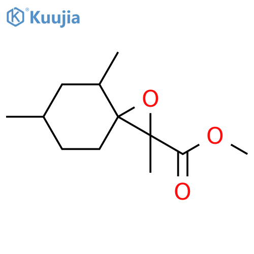 1-Oxaspiro[2.5]octane-2-carboxylic acid, 2,4,6-trimethyl-, methyl ester structure