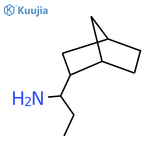 1-{bicyclo2.2.1heptan-2-yl}propan-1-amine, Mixture of diastereomers structure