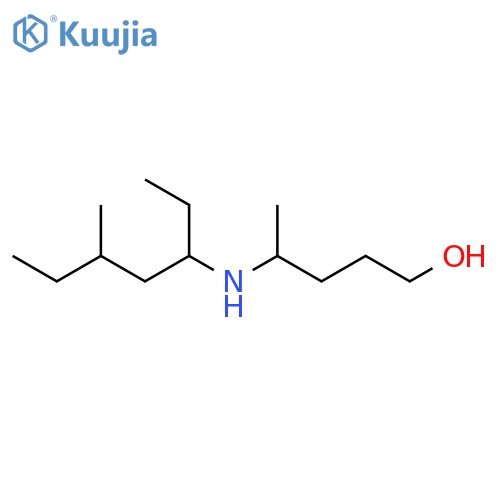 4-(5-methylheptan-3-yl)aminopentan-1-ol structure