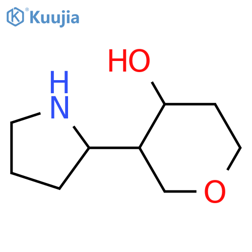 3-(pyrrolidin-2-yl)oxan-4-ol structure