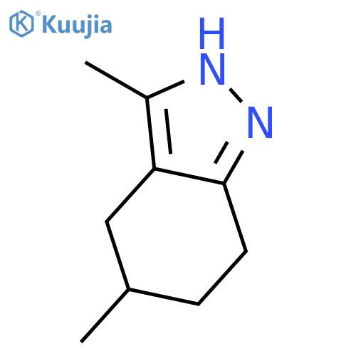 1H-Indazole,4,5,6,7-tetrahydro-3,5-dimethyl- structure