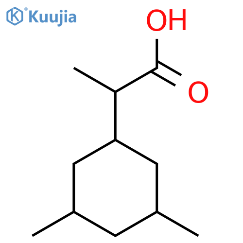 2-(3,5-Dimethylcyclohexyl)propanoic acid structure