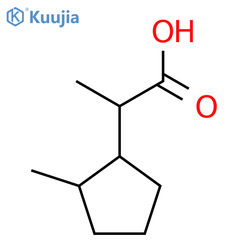 2-(2-Methylcyclopentyl)propanoic acid structure