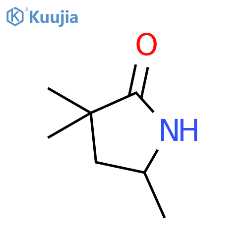 2-Pyrrolidinone, 3,3,5-trimethyl-, (5R)- structure