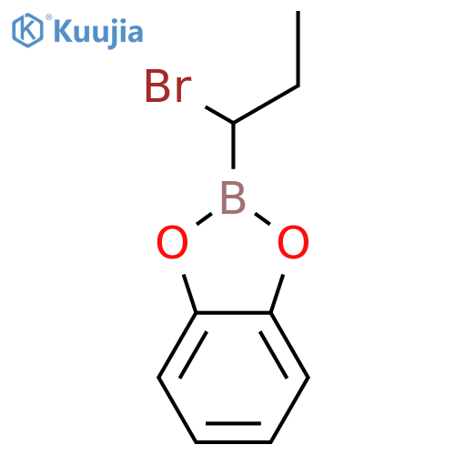 2-(1-Bromopropyl)-1,3,2-benzodioxaborole structure
