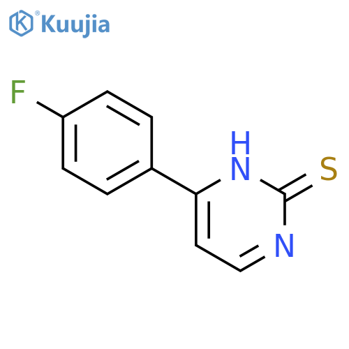 4-(4-fluorophenyl)pyrimidine-2-thiol structure