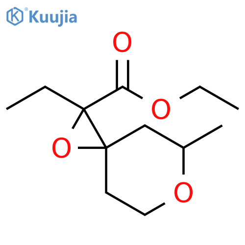 1,6-Dioxaspiro[2.5]octane-2-carboxylic acid, 2-ethyl-5-methyl-, ethyl ester structure