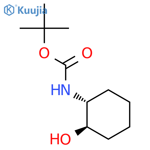 tert-butyl N-[(1R,2R)-2-hydroxycyclohexyl]carbamate structure