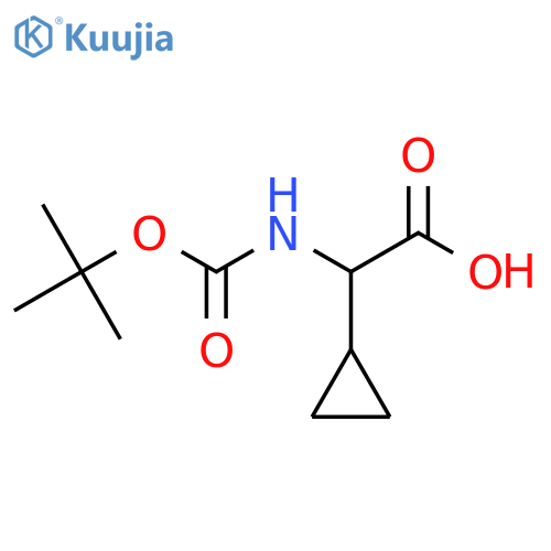 (S)-Butoxycarbonylamino-cyclopropyl-acetic acid structure