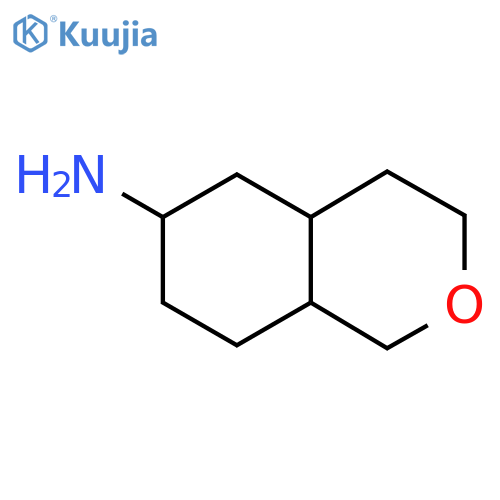 octahydro-1H-2-benzopyran-6-amine structure