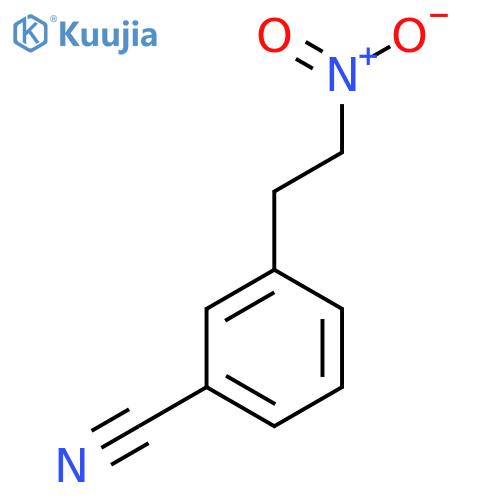 3-(2-nitroethyl)benzonitrile structure