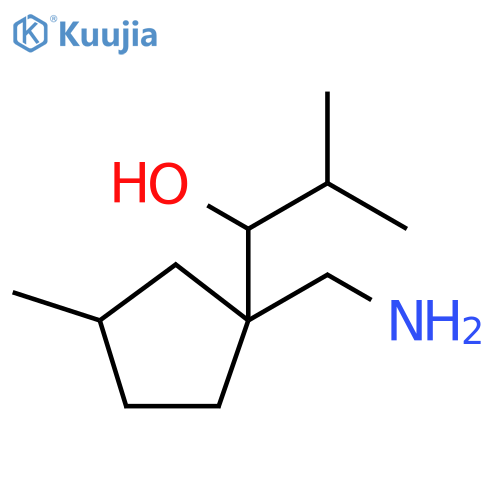 Cyclopentanemethanol, 1-(aminomethyl)-3-methyl-α-(1-methylethyl)- structure