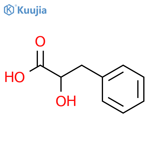 Benzenepropanoic acid, a-hydroxy- structure