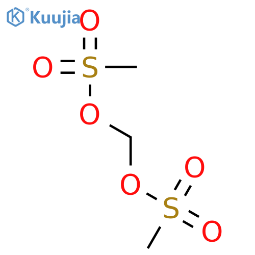 (methanesulfonyloxy)methyl methanesulfonate structure