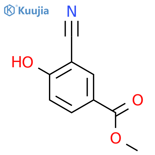 Methyl 3-cyano-4-hydroxybenzoate structure