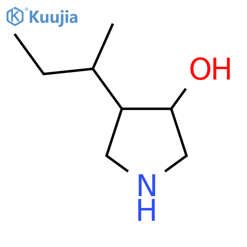 4-(butan-2-yl)pyrrolidin-3-ol structure