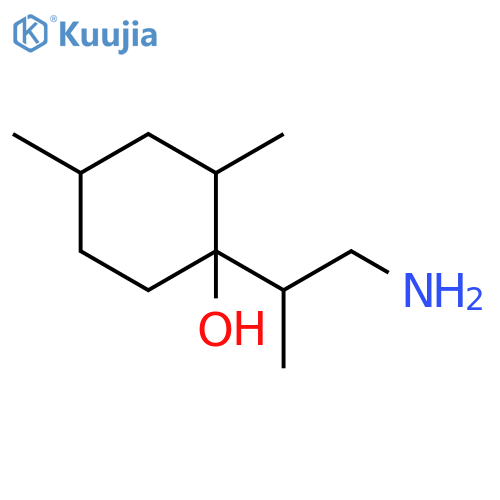 Cyclohexanol, 1-(2-amino-1-methylethyl)-2,4-dimethyl- structure