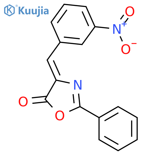 5(4H)-Oxazolone,4-[(3-nitrophenyl)methylene]-2-phenyl- structure