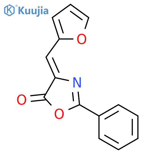 5(4H)-Oxazolone,4-(2-furanylmethylene)-2-phenyl- structure