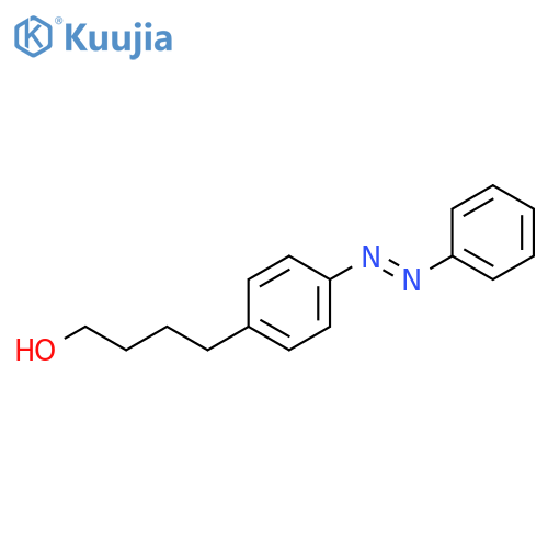 4-(1E)-2-phenyldiazenyl-Benzenebutanol structure