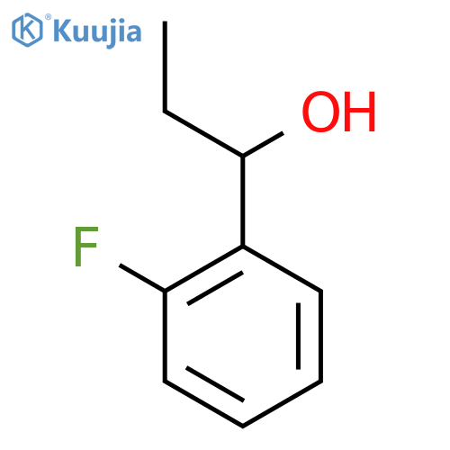 1-(2-FLUOROPHENYL)PROPAN-1-OL structure