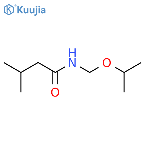Butanamide,  3-methyl-N-[(1-methylethoxy)methyl]- structure